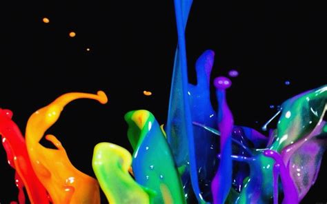 Download Rainbow Paint Splash Wallpaper - GetWalls.io