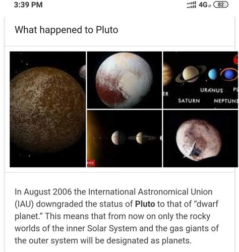 what happened to Pluto ? - Brainly.in