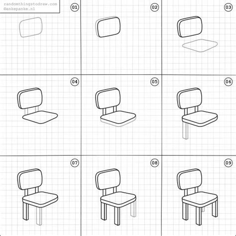 How to draw a chair. | Easy drawings, Doodle drawings, Art drawings simple