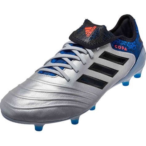 adidas Copa 18.1 FG - Silver Metallic/Black/Football Blue - SoccerPro ...