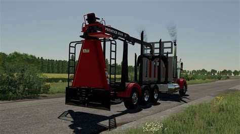 Kenworth W900 log truck FS22 - KingMods