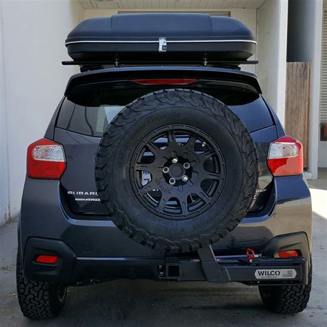 Wilco Offroad® - Hitchgate™ Solo Black Spare Tire Carrier