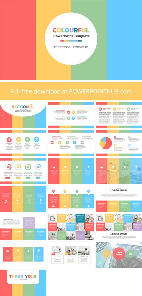 Colorful PowerPoint Template - Powerpoint Hub