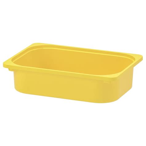 TROFAST Storage box, yellow, 16 ½x11 ¾x4" - IKEA | Ikea trofast, Ikea trofast storage, Storage box
