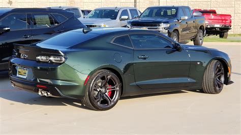 2020 Rally Green Camaro SS 1LE