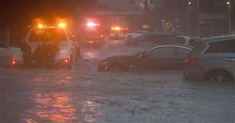 "Dangerous and life-threatening" flooding in Miami as tropical system ...