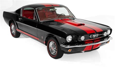 1965 Ford Mustang Black/Red 289 Auto, PS, PB