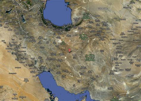 Iran Map and Iran Satellite Images