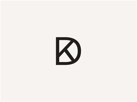 KD | Geometric logo design, Business logo design, Letter logo design