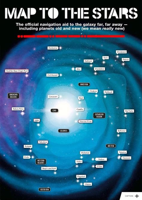 GeekZilla – Mapa oficial da Galáxia de Star Wars revela novos planetas