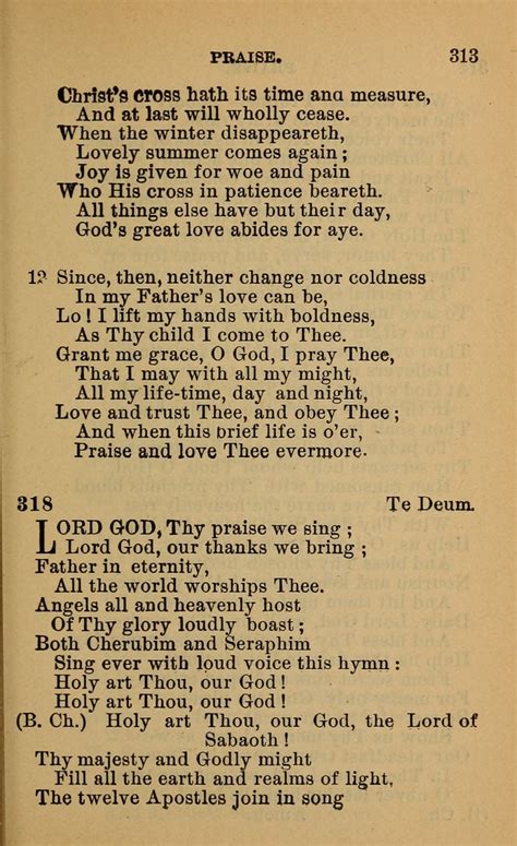 Evangelical Lutheran Hymn-book 318. Lord God, Thy praise we sing | Hymnary.org