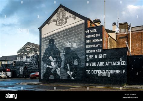 Large UVF Loyalist mural in East Belfast Stock Photo, Royalty Free Image: 92228104 - Alamy