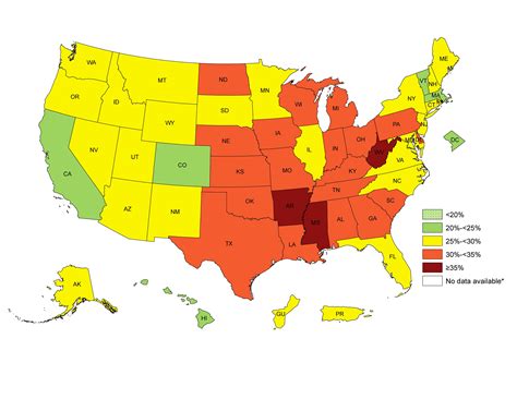 Which States Are the Most Obese?