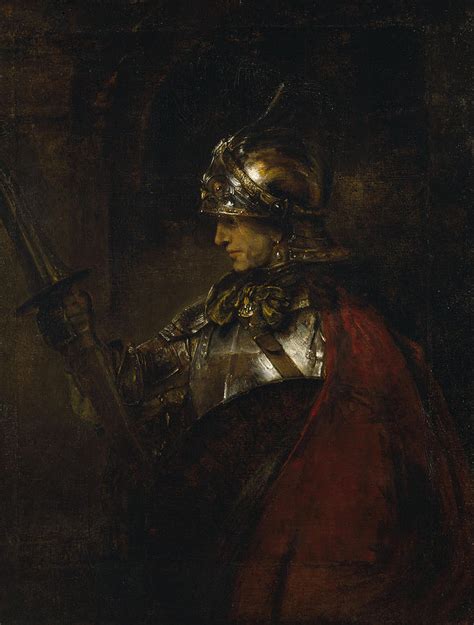 Man in Armor Painting by Rembrandt van Rijn