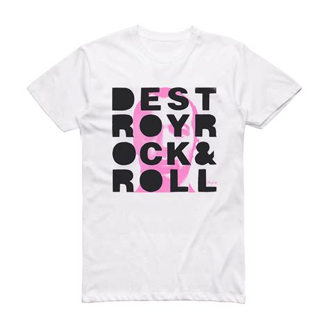 Mylo Destroy Rock Roll Album Cover T-Shirt White – ALBUM COVER T-SHIRTS