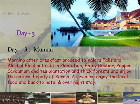 Kerala Tour Itinerary