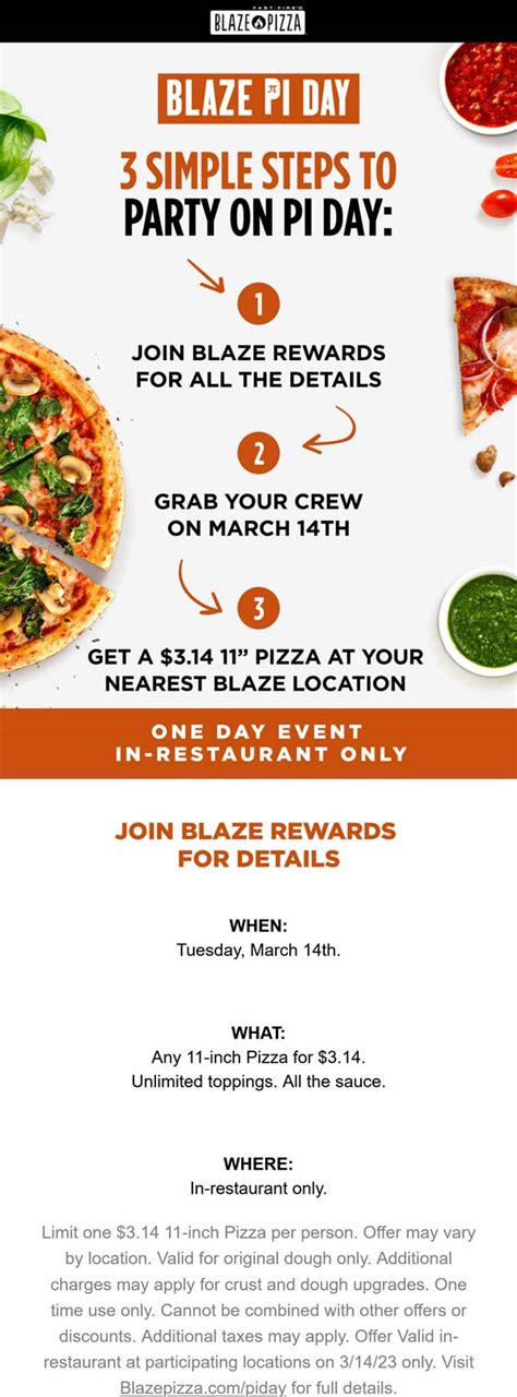 Blaze Pizza Coupons April 2024 - Rodi Vivian