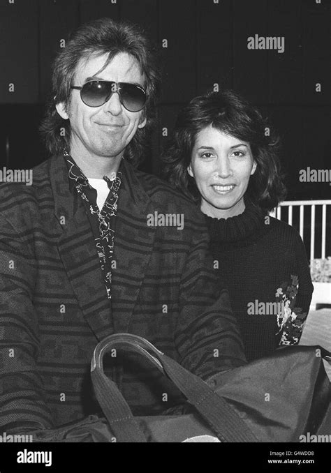 George harrison and his wife olivia Black and White Stock Photos & Images - Alamy