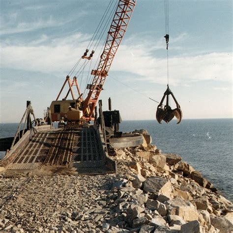 Jetty construction, Dana Point Harbor, Jan. 1967 | There are… | Flickr