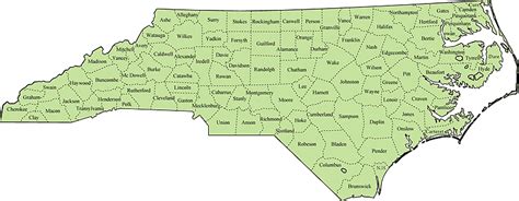 NC Prosecutorial District Map