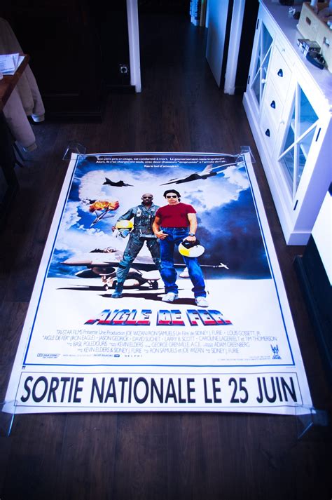 IRON EAGLE Original Movie Poster 1986 4x6 Ft Bus Shelter - Etsy