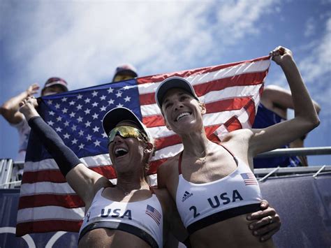 U.S. Women Take Olympic Gold In Beach Volleyball : Live Updates: The Tokyo Olympics : NPR