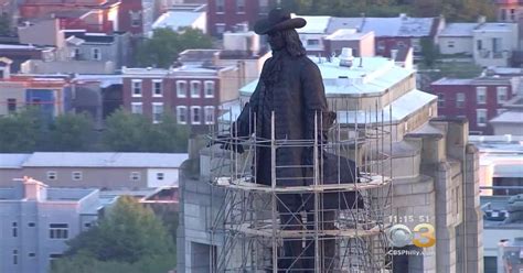 Philly's William Penn Statue Getting A Six-Week Cleaning - CBS Philadelphia