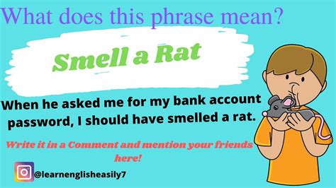 English Crash Course: English Idioms: Smell a Rat - YouTube