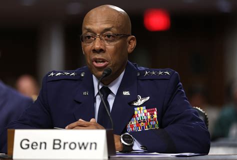 Gen. Brown vows to keep foot on the gas for Pentagon modernization efforts as head of Joint ...