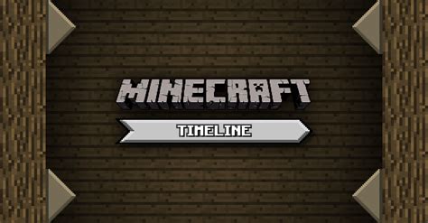 Minecraft Timeline