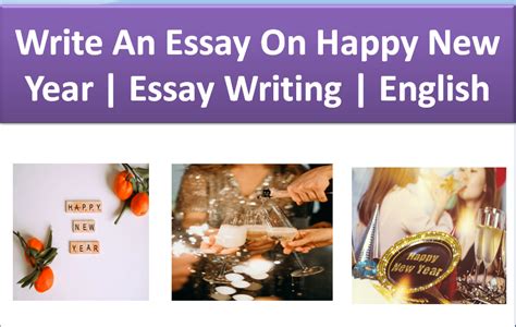 Write An Essay On Happy New Year | Essay Writing | English