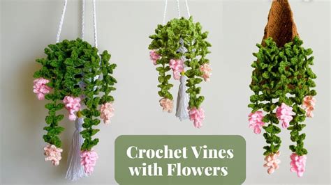 Crochet hanging vines crochet hanging plant tutorial – Artofit