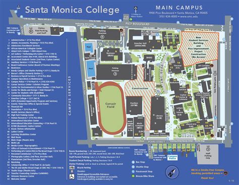 Santa monica campus map - Santa monica college campus map (California ...