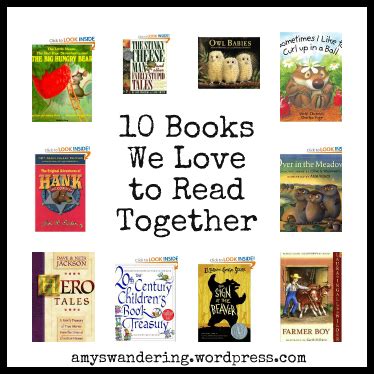 10 Books We Love to Read Together - Amy's Wandering