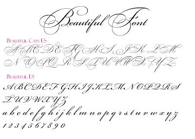 :::Wedding Font Directory::: - Project Wedding