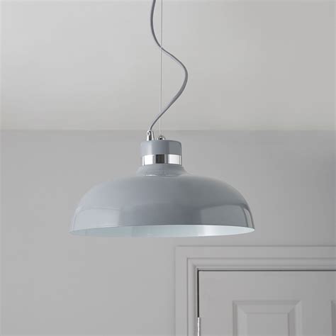 Holman Grey Pendant Ceiling Light | Departments | DIY at B&Q | Ceiling lights, Ceiling pendant ...