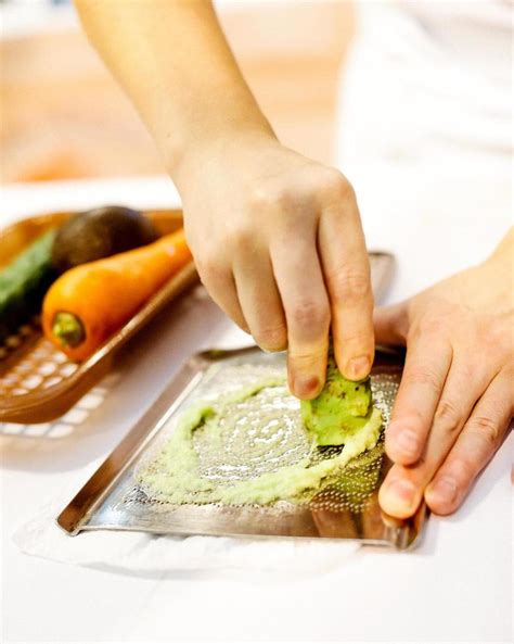 Sushi chef grating fresh Wasabi, Fresh wasabi root 3400453 Stock Photo ...