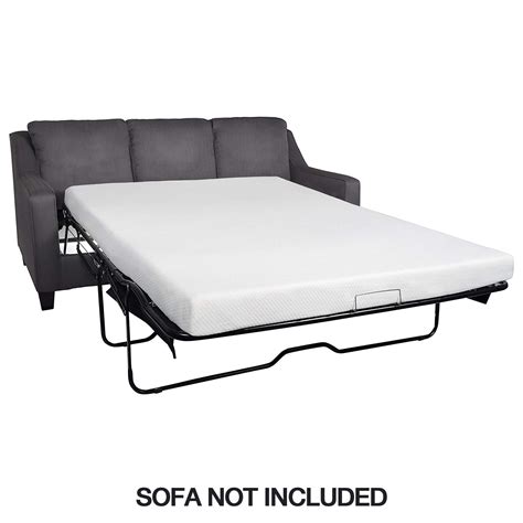 Milliard 4.5-Inch Memory Foam Replacement Mattress for Queen Size Sleeper Sofa Bed and Couch ...