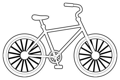 10 kids coloring pages bicycle - Print Color Craft