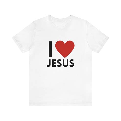Christian i HEART Jesus Unisex T-shirt, Men's and Women's T-shirt, Small, Medium, Large, XL, 2XL ...