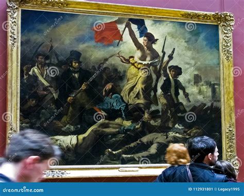 The Louvre - Eugene Delacroix Liberty Leading the People Editorial Photo - Image of europe ...