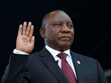 Cyril Ramaphosa promises a South Africa 'free from corruption' as he is sworn in as president ...