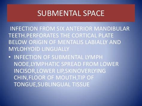 ORAL MAXILOFACIMandibular space infection and management