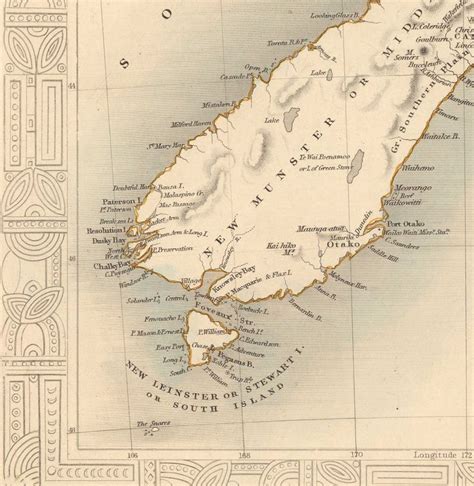 Old Map of New Zealand in 1851 by Tallis and Rapkin - Auckland ...