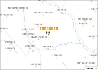 Zaragoza (Mexico) map - nona.net