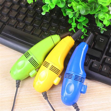 Mini Computer Vacuum USB Keyboard Cleaner PC Laptop Brush Dust Cleaning Kit Vaccum Cleaner ...