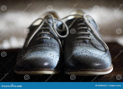 Grey oxford shoes stock photo. Image of backgrounds, fashion - 95466222