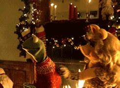 Kermit and Miss Piggy at Christmas - Miss Piggy & Kermit Fan Art (40700953) - Fanpop