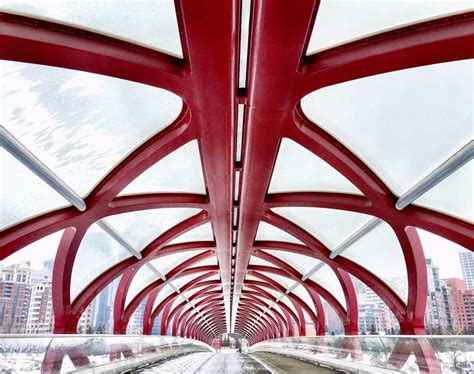 Exploring The Colorful Peace Bridge in Calgary