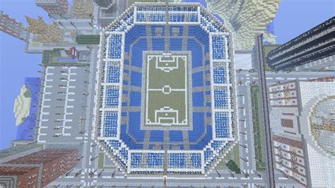 European Style Football Stadium Minecraft Project